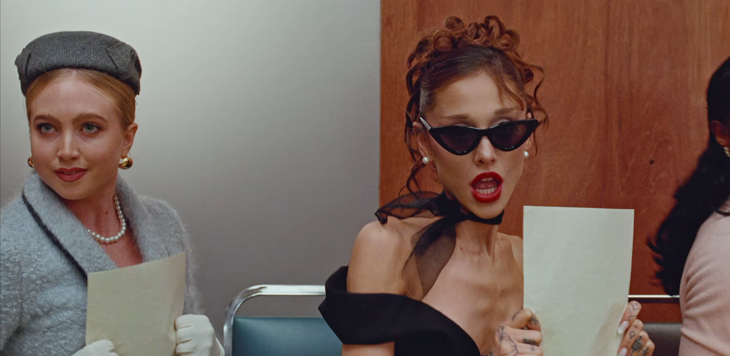 Ariana Grande in the "Petal" music video