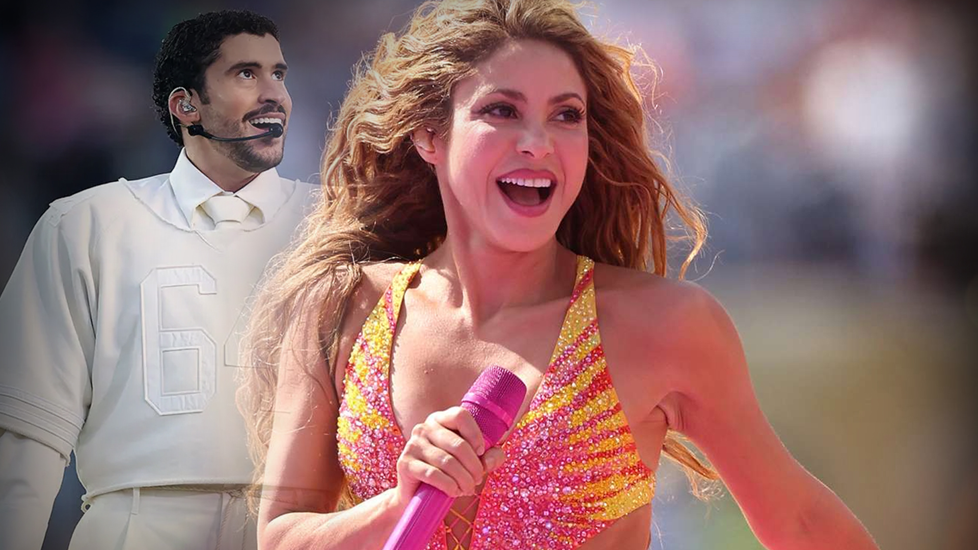 Bad Bunny and Shakira